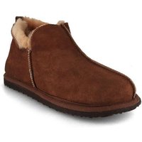 Lammbock® Lammfell Hausschuhe Stiefel Shearlock mit Outdoorsoohle