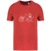 Brandless Basic Bio T-Shirt Strawberry Cats I ( 155g/m²) XXS - 5 XL