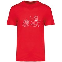 Brandless Basic Bio T-Shirt Strawberry Cats I ( 155g/m²) XXS - 5 XL
