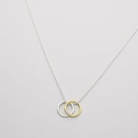 fejn jewelry Kette 'bicolor circle'