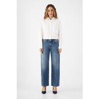 DAWN - Damen Jeans ASH Barrel Leg Cutline Minimal Stretch DAWN Bio-Baumwolle