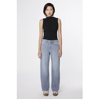 DAWN - Damen Jeans ASH Barrel Leg Cutline Minimal Stretch DAWN Bio-Baumwolle