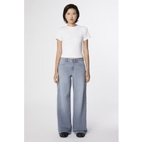 Damen Jeans SUNNY Wide Leg Minimal Stretch DAWN Baumwolle
