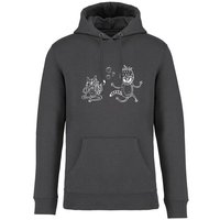 Brandless Basic Bio Hoody Nr. 4 Strawberry Cats 350g/m² XXS - 4 XL