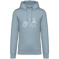 Brandless Basic Bio Hoody Nr. 4 Strawberry Cats 350g/m² XXS - 4 XL