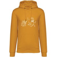 Brandless Basic Bio Hoody Nr. 4 Strawberry Cats 350g/m² XXS - 4 XL
