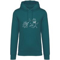 Brandless Basic Bio Hoody Nr. 4 Strawberry Cats 350g/m² XXS - 4 XL