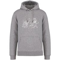 Brandless Basic Bio Hoody Nr. 4 Strawberry Cats 350g/m² XXS - 4 XL