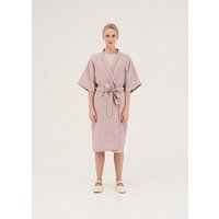 AmourLinen Leinenbademantel Midnight