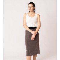GARY MASH Pencil-Skirt Shandon in Midi-Länge aus Biobaumwolle