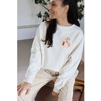 Kultgut Artdesign - Kuscheliger Sweatpullover /Juicy meet Smoothie