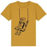 päfjes Rocco Roboter schaukelt für sein Leben gern - Fair Wear Bio Kinder T-Shirt