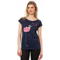 FellHerz Tubamädchen Cap Sleeve Damen T-Shirt petrol aus 100% Biobaumwolle