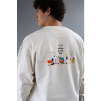 Kultgut Hochwertiger Oversize Sweaterpullover - Keep Calm