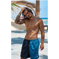 HACOY Herren Badeshorts Dual – Zweifarbig & Schnelltrocknend – Made in Italy