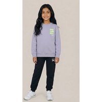 THE FACE OF ELEMENTS GOOD VIBES ONLY - RELAXED FIT KIDS SWEATSHIRT AUS 100% BIO-BAUMWOLLE