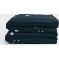 Yumeko Kinderbettwäsche Baumwollsatin Blueberry Starry Flower