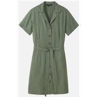 Damen Kleid aus Leinen und LENZING ECOVERO Viskose Mix - YUCCA - recolution