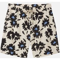 Herren Shorts aus Leinen und LENZING ECOVERO Viskose Mix - CURRY BLOOM - recolution