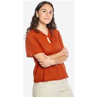 Matona Gestrickte Bluse | Pointelle Blouse | aus Baumwolle | GOTS-zertifiziert