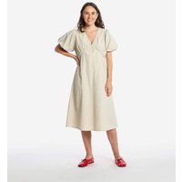Matona Midikleid | V-Neck Dress | aus Baumwolle | GOTS-zertifiziert