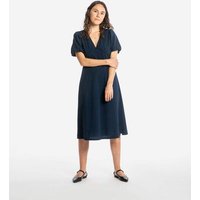 Matona Midikleid | V-Neck Dress | aus Baumwolle | GOTS-zertifiziert