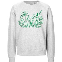 HANDGEDRUCKT "Wilde Wiese" Unisex Sweatshirt Neutral