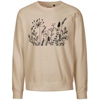 HANDGEDRUCKT "Wilde Wiese" Unisex Sweatshirt Neutral