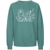 HANDGEDRUCKT "Wilde Wiese" Unisex Sweatshirt Neutral