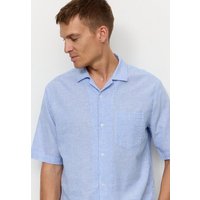 Herren Hemd aus Baumwoll-Leinen Mix - CASHEW STRIPES - recolution