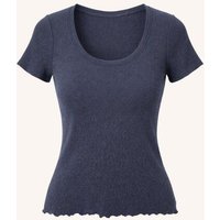 NORDLICHT Geripptes T-Shirt Evi aus Bio-Baumwolle