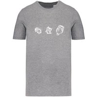 Greenspired Basic Bio T-Shirt Three Owls 155g/m² XXS - 4 XL"