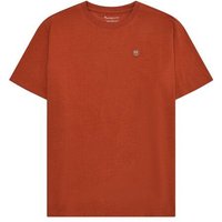 KnowledgeCotton Apparel T-Shirt LOKE Badge aus Bio-Baumwolle - ROC/GOTS/Vegan