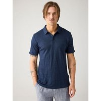 KnowledgeCotton Apparel Poloshirt Regular aus Bio-Leinen