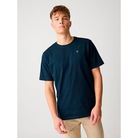KnowledgeCotton Apparel T-Shirt LOKE Badge aus Bio-Baumwolle - ROC/GOTS/Vegan