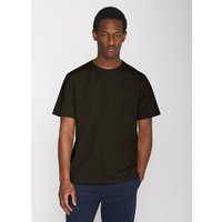 KnowledgeCotton Apparel T-Shirt LOKE Badge aus Bio-Baumwolle - ROC/GOTS/Vegan