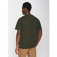 KnowledgeCotton Apparel T-Shirt LOKE Badge aus Bio-Baumwolle - ROC/GOTS/Vegan