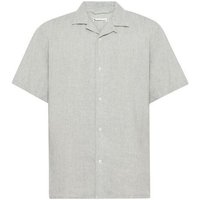 KnowledgeCotton Apparel Leinenhemd Box Fit - Short Sleeve - aus Bio-Leinen