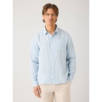 KnowledgeCotton Apparel Regular Hemd aus Bio-Leinen - GOTS/Vegan