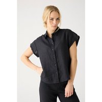 KnowledgeCotton Apparel ASTER faltbares Kurzarm-Leinenhemd - Bio-Leinen - GOTS/Vegan