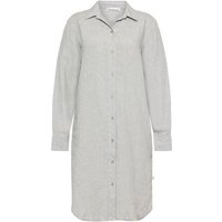 KnowledgeCotton Apparel Leinen- Hemdkleid - Classic linen dress - GOTS/Vegan