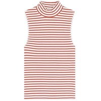 KnowledgeCotton Apparel Ripptop - High neck rib top - aus Bio-Baumwolle