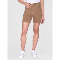 KnowledgeCotton Apparel GALE gerade Mid-Rise Twill 5-Pocket-Shorts - GOTS/Vegan