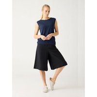 KnowledgeCotton Apparel EVE Culotte hohe Leinen-Shorts - GOTS/Vegan