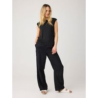 KnowledgeCotton Apparel POSEY weite, mittelhohe Leinenhose - GOTS/Vegan
