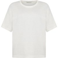 KnowledgeCotton Apparel Gestricktes lockeres T-Shirt mit Kaschmir