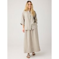 KnowledgeCotton Apparel Maxi Rock aus Bio-Leinen