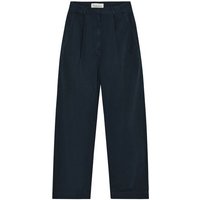 KnowledgeCotton Apparel Popeline-Faltenhose aus Bio-Baumwolle