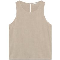 KnowledgeCotton Apparel Blusentop aus Ecovero und Bio-Leinen