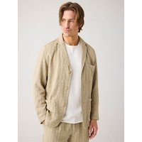KnowledgeCotton Apparel Lockerer Blazer mit Struktur aus Bio-Baumwolle